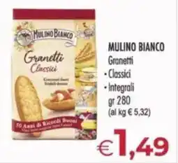 MerSi Supermercati MULINO BIANCO Granetti offerta
