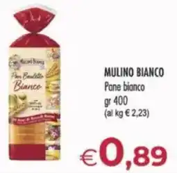 MerSi Supermercati MULINO BIANCO Pane bianco offerta