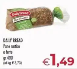 MerSi Supermercati DAILY BREAD Pane rustico a fette offerta