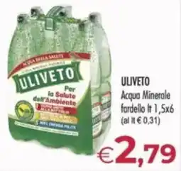 MerSi Supermercati ULIVETO Acqua Minerale fardello offerta