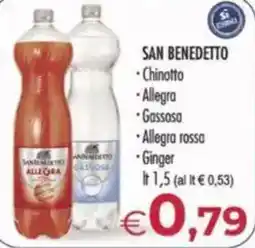 MerSi Supermercati SAN BENEDETTO -Chinotto - Allegra offerta
