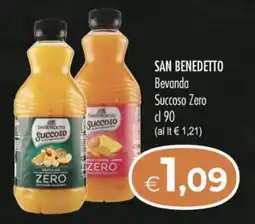 MerSi Supermercati SAN BENEDETTO Bevanda Succoso Zero offerta