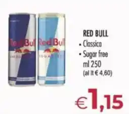 MerSi Supermercati RED BULL classico Sugar Free offerta