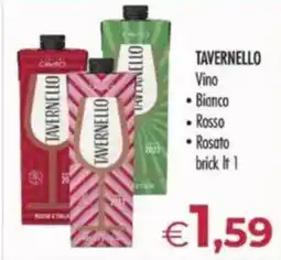 MerSi Supermercati TAVERNELLO Vino offerta