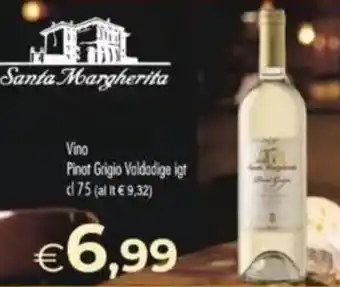 MerSi Supermercati Vino Pinot Grigio Valdadige igt offerta