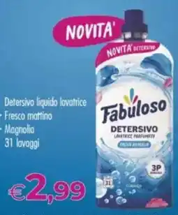 MerSi Supermercati Fabuloso Detersivo liquido lavatrice offerta