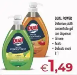 MerSi Supermercati DUAL POWER Detersivo piatti concentrato gel con dispenser offerta