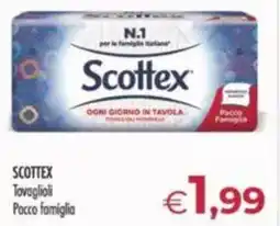 MerSi Supermercati SCOTTEX Tovaglioli Pacco famiglia offerta