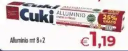 MerSi Supermercati Cuki Alluminio mt 8+2 offerta