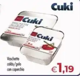 MerSi Supermercati Cuki Vaschette caldo/gelo con coperchio offerta