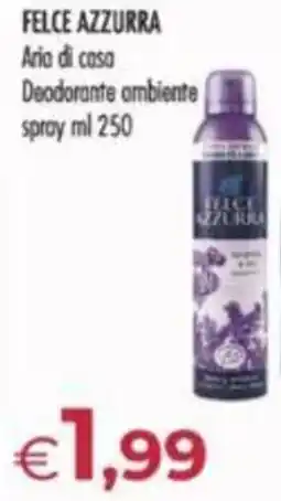 MerSi Supermercati FELCE AZZURRA Aria di casa Deodorante ambiente spray offerta