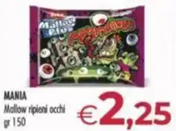 MerSi Supermercati MANIA Mallow ripieni occhi offerta