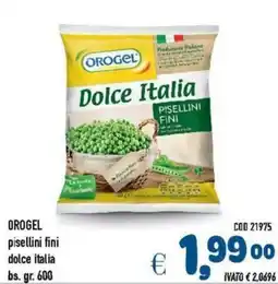 Del Prete Distribuzioni OROGEL pisellini Fini dolce italia offerta
