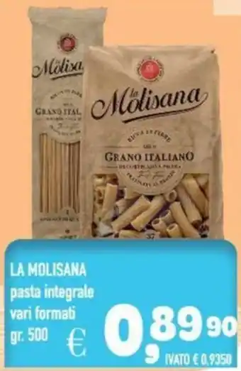 Del Prete Distribuzioni LA MOLISANA pasta integrale offerta