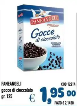 Del Prete Distribuzioni PANEANGELL gocce di cioccolato offerta