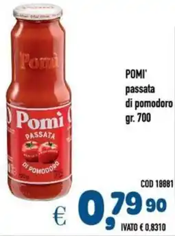 Del Prete Distribuzioni POMI passata di pomodoro offerta