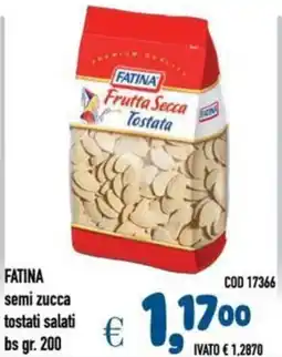 Del Prete Distribuzioni FATINA semi zucca tostati salati bs offerta