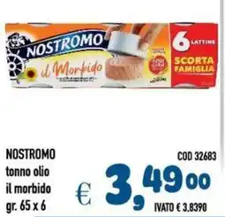 Del Prete Distribuzioni NOSTROMO tonno olio il morbido offerta