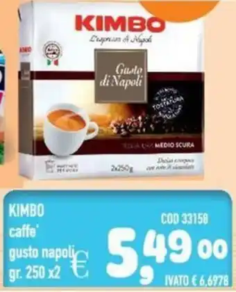 Del Prete Distribuzioni KIMBO caffe gusto napoli offerta
