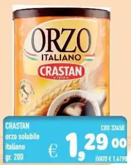 Del Prete Distribuzioni CRASTAN orzo solubile italiano offerta