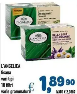 Del Prete Distribuzioni L'ANGELICA tisana 18 filtri offerta