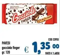 Del Prete Distribuzioni PAVESI gocciole finger offerta