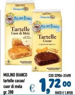 Del Prete Distribuzioni MULINO BIANCO tartelle cacao/ cuor di mela offerta