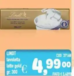 Del Prete Distribuzioni LINDT tavoletta latte gold old offerta