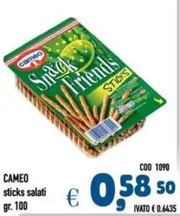 Del Prete Distribuzioni CAMEO sticks salati offerta
