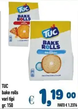 Del Prete Distribuzioni TUC bake rolls offerta