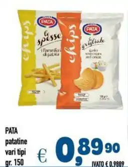 Del Prete Distribuzioni PATA patatine offerta