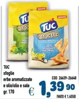 Del Prete Distribuzioni TUC sfoglie erbe aromatizzate e olio/olio e sale offerta