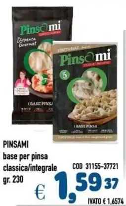 Del Prete Distribuzioni PINSAMI base per pinsa classica/integrale offerta