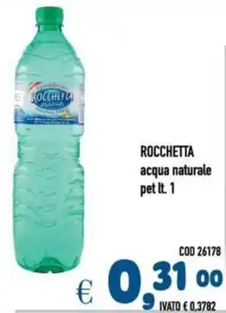 Del Prete Distribuzioni ROCCHETTA acqua naturale pet offerta