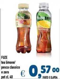 Del Prete Distribuzioni FUZE tea limone/ pesca classico e zero offerta
