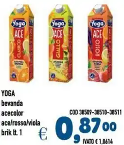 Del Prete Distribuzioni YOGA bevanda acecolorace/rosso/viola offerta