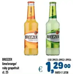 Del Prete Distribuzioni BREEZER lime/orange/ ruby grapefruit offerta