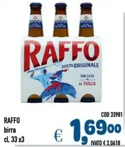 Del Prete Distribuzioni RAFFO birra offerta