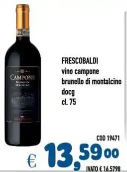 Del Prete Distribuzioni FRESCOBALDI vino campone brunello di montalcino docg offerta
