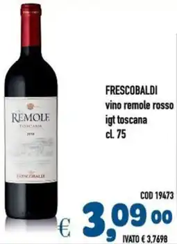 Del Prete Distribuzioni FRESCOBALDI vino remole rosso igt toscana offerta