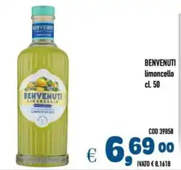 Del Prete Distribuzioni BENVENUTI limoncello offerta
