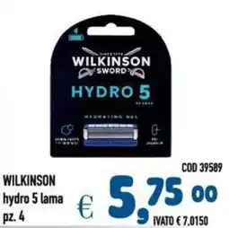Del Prete Distribuzioni WILKINSON hydro 5 lama pz. 4 offerta