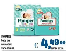 Del Prete Distribuzioni PAMPERS baby dry offerta