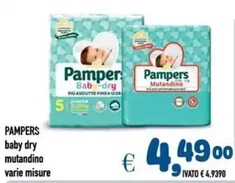 Del Prete Distribuzioni PAMPERS baby dry offerta