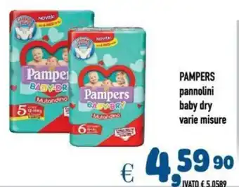 Del Prete Distribuzioni PAMPERS pannolini baby dry offerta