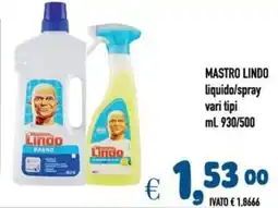 Del Prete Distribuzioni MASTRO LINDO liquido/spray offerta