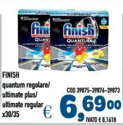 Del Prete Distribuzioni FINISH quantum regolare/ ultimate plus/ ultimate regular x30/35 offerta