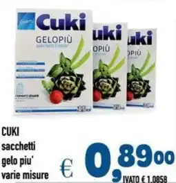 Del Prete Distribuzioni CUKI sacchetti gelo piu' offerta