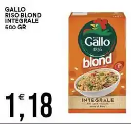 Vantaggio Cash&Carry Gallo riso blond integrale offerta