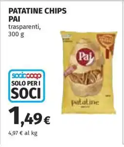 Coop PATATINE CHIPS PAI offerta